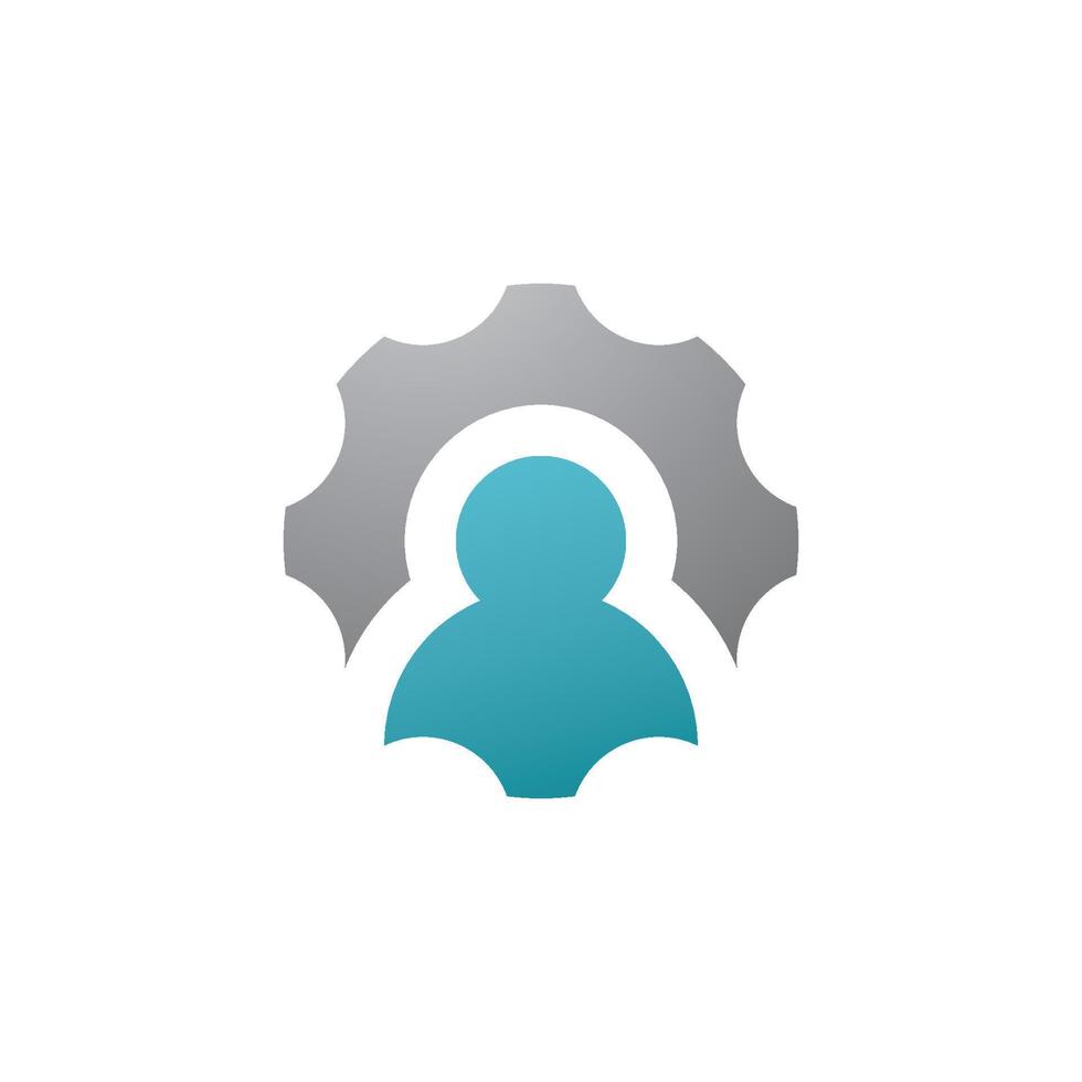 Mechanical Gear Logo Template Vector Element