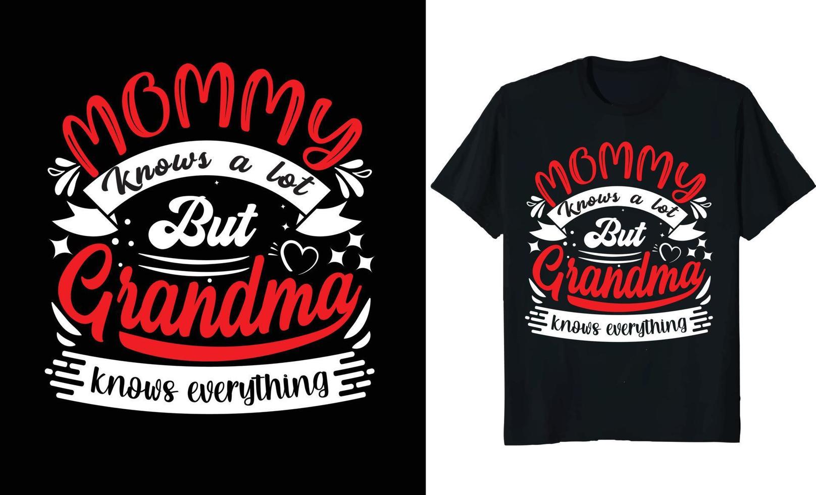 grandparent t shirt design grandma and grandpa vector