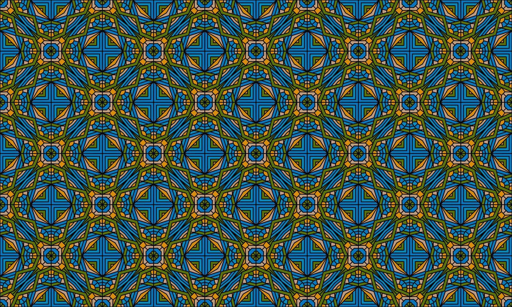 fondo de patrón étnico batik moderno elegante vector