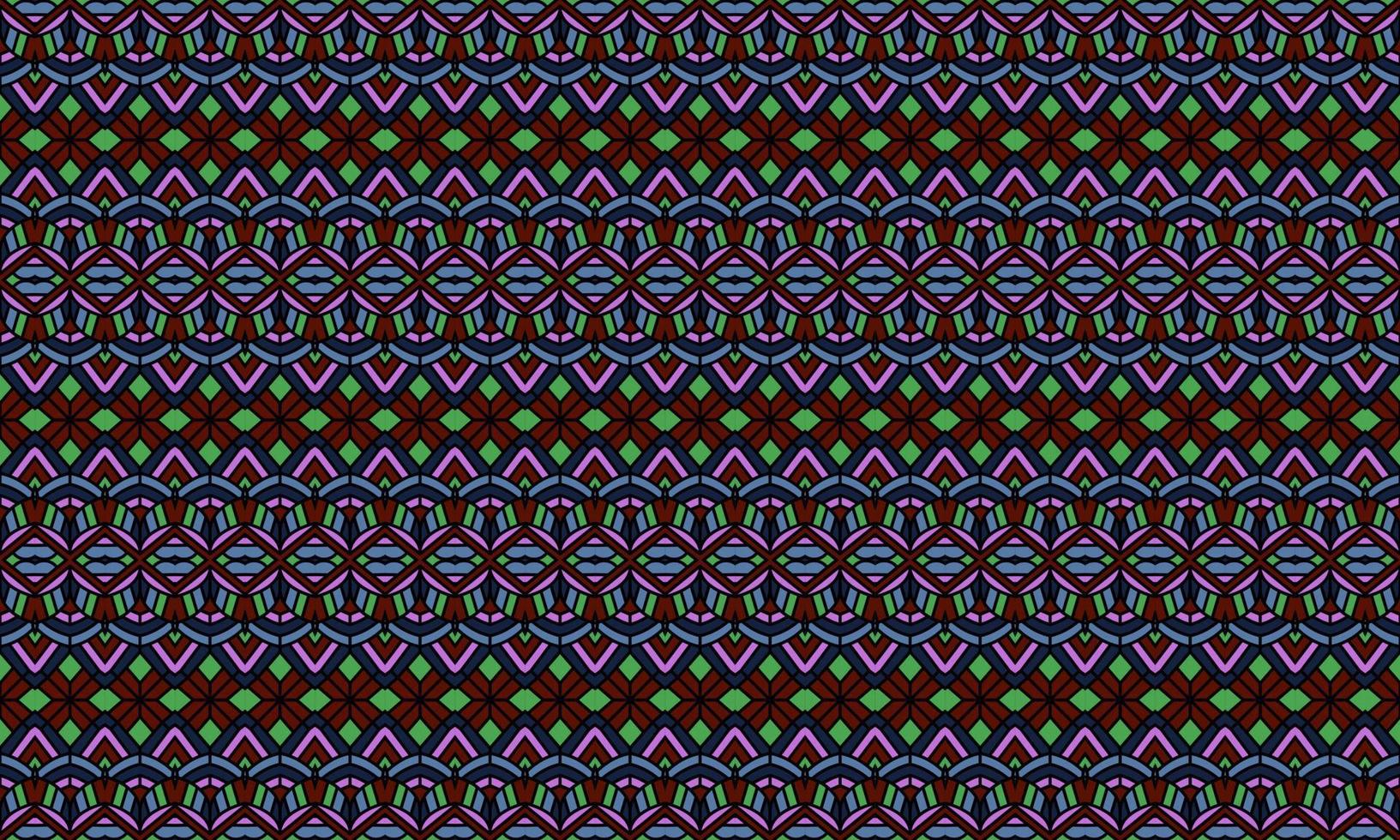 elegant modern batik ethnic pattern background vector