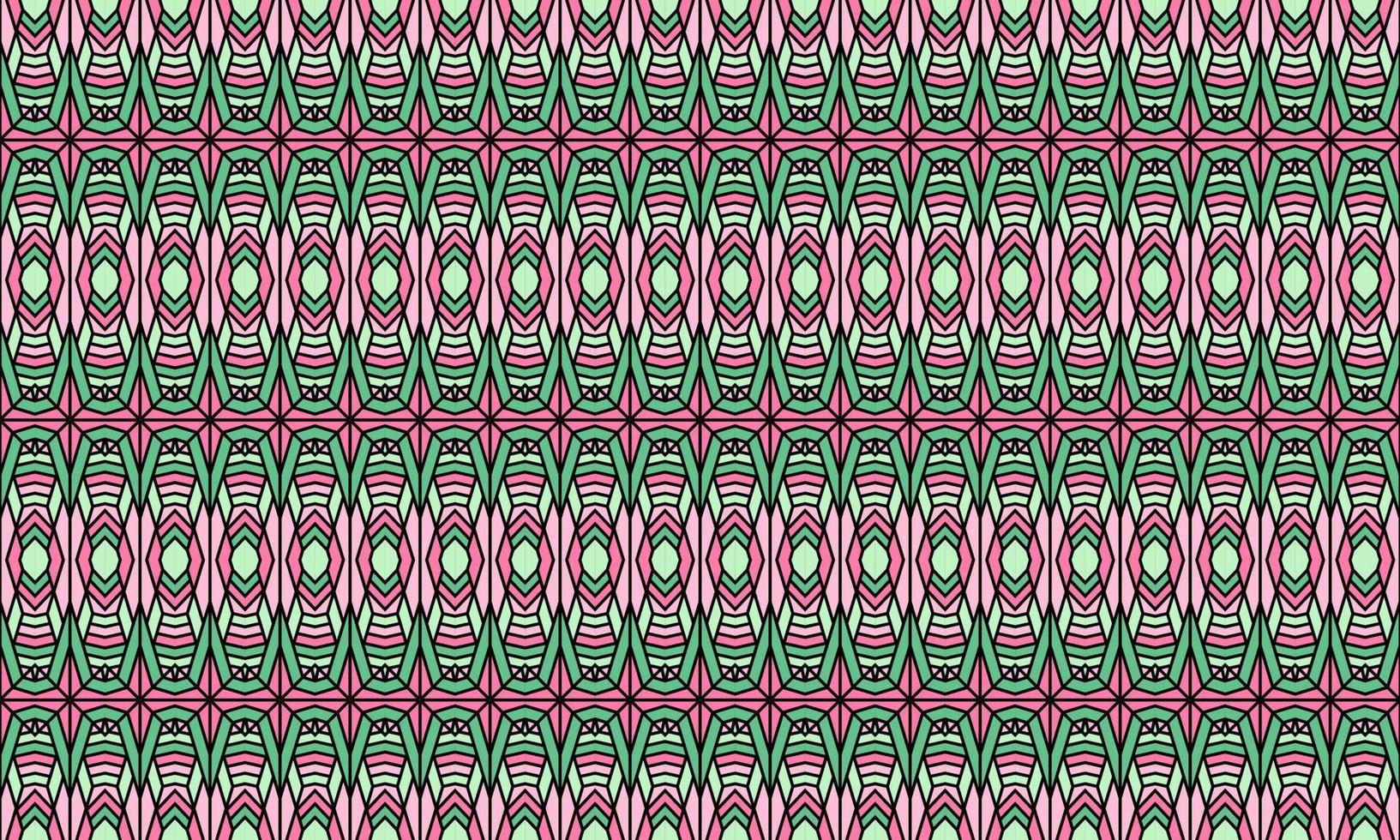 fondo de patrón étnico batik moderno elegante vector