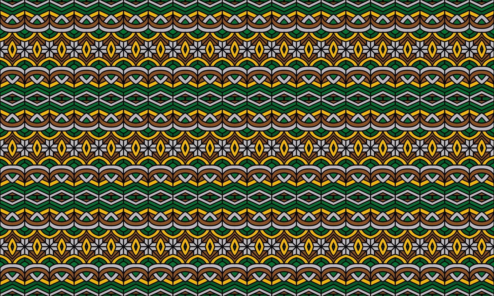 elegant modern batik ethnic pattern background vector