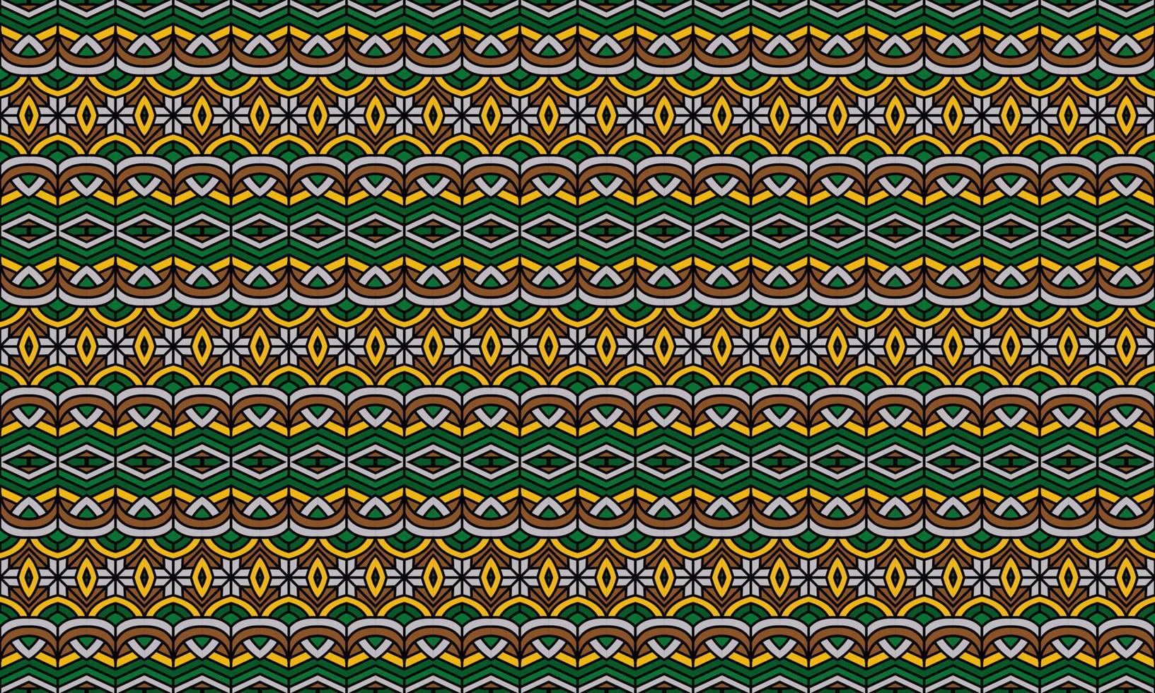 elegant modern batik ethnic pattern background vector