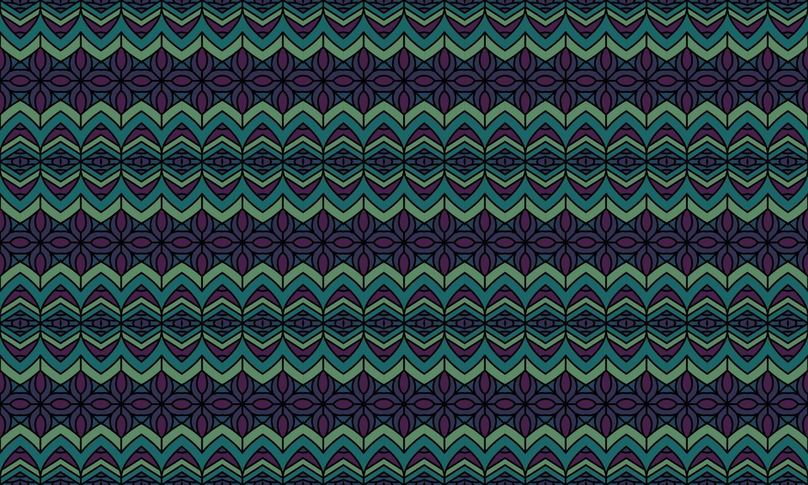 elegant modern batik ethnic pattern background vector