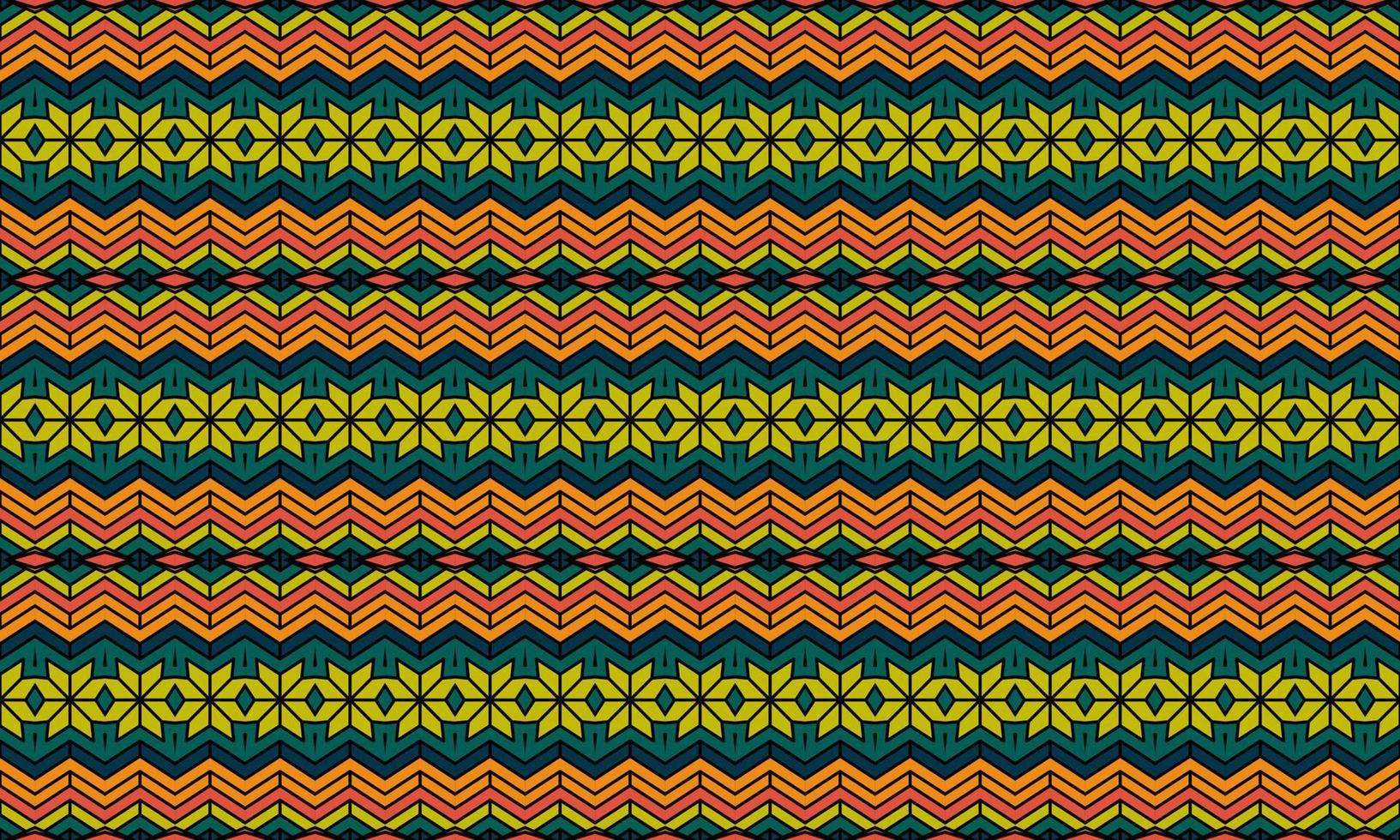 fondo de patrón étnico batik moderno elegante vector