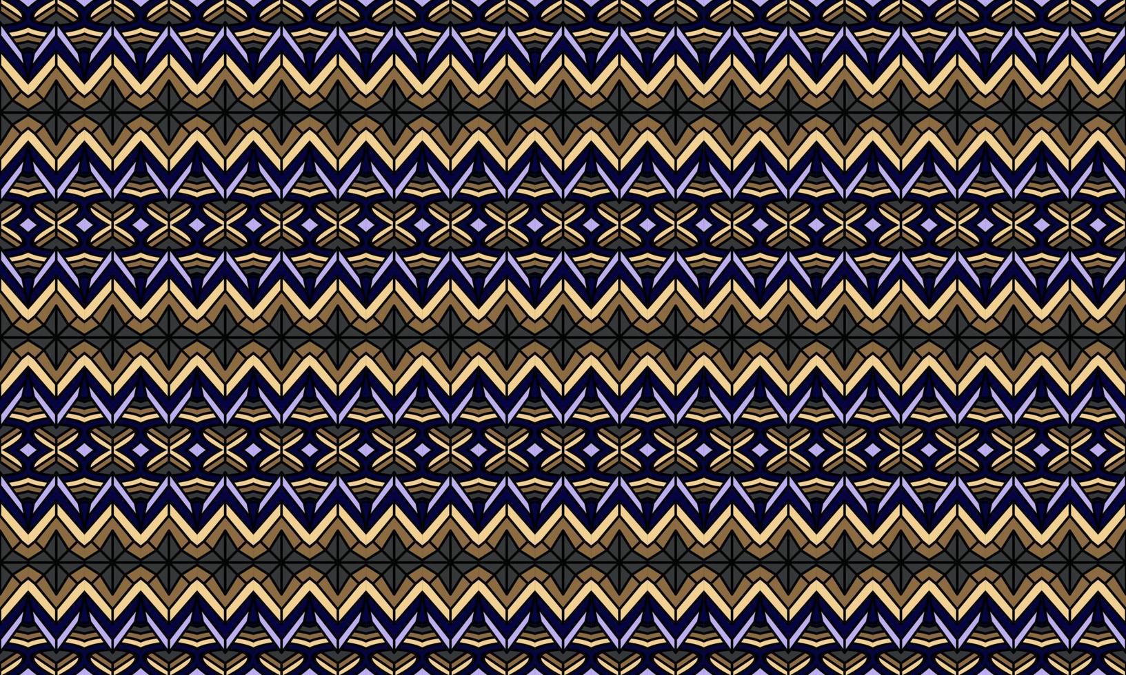 elegant modern batik ethnic pattern background vector