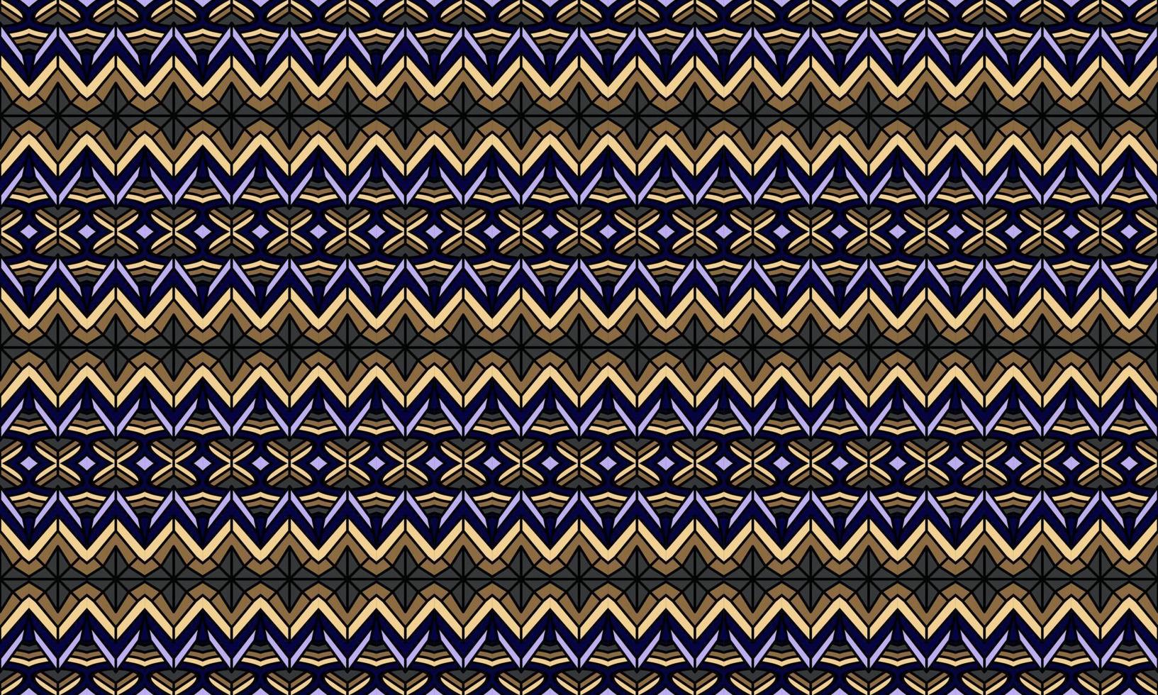 fondo de patrón étnico batik moderno elegante vector