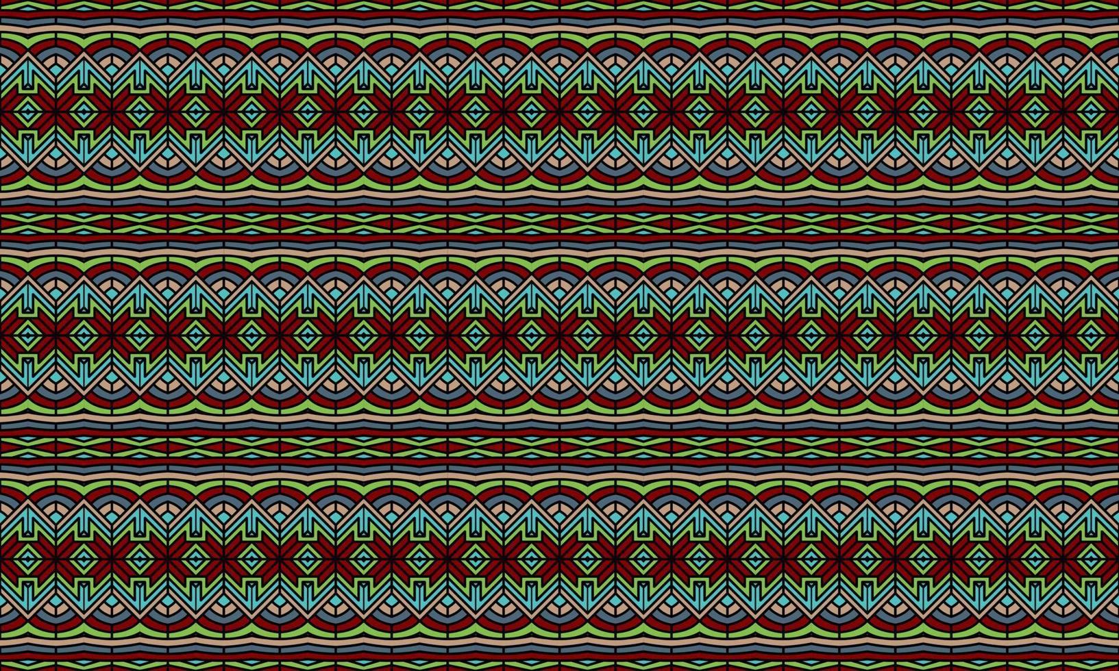elegant modern batik ethnic pattern background vector