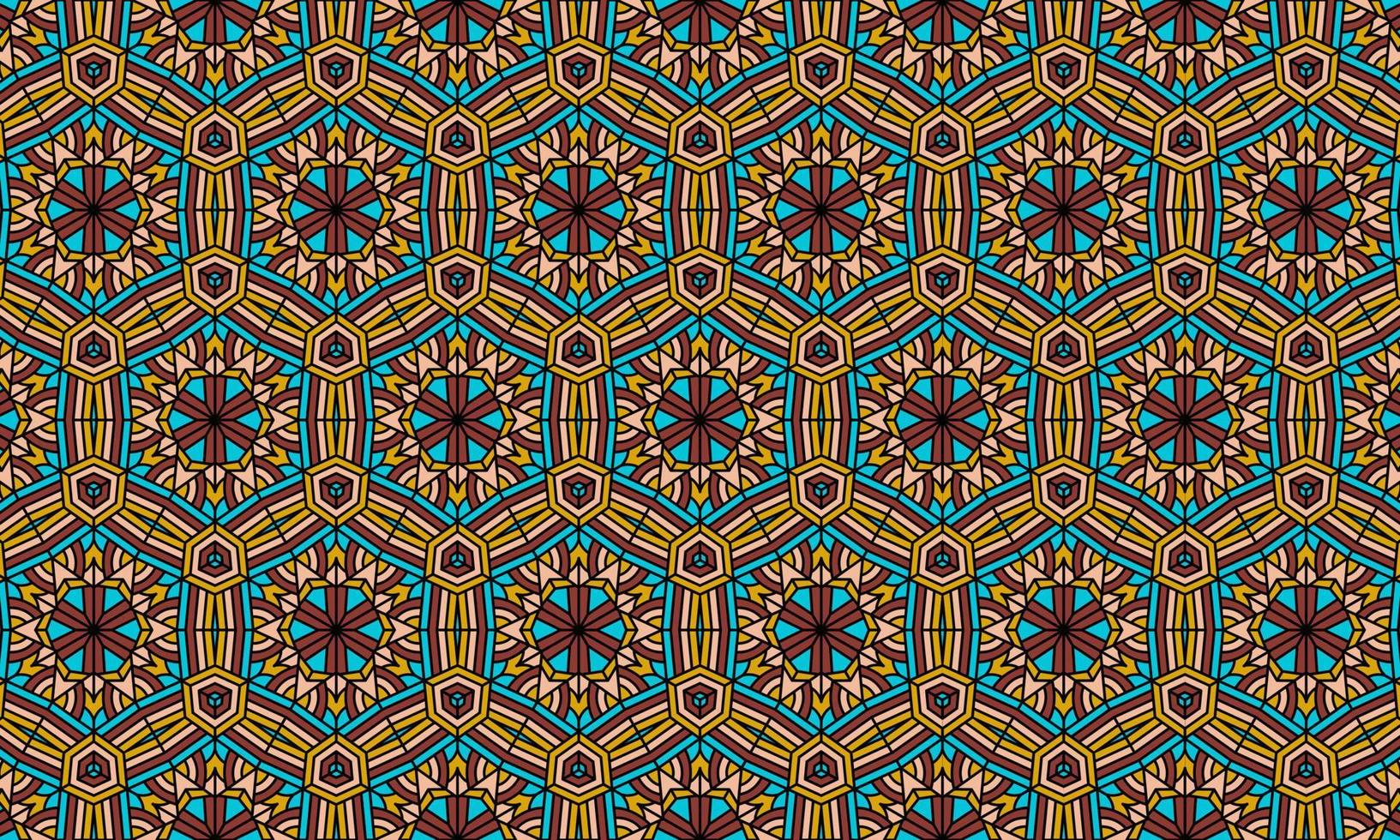 fondo de patrón étnico batik moderno elegante vector