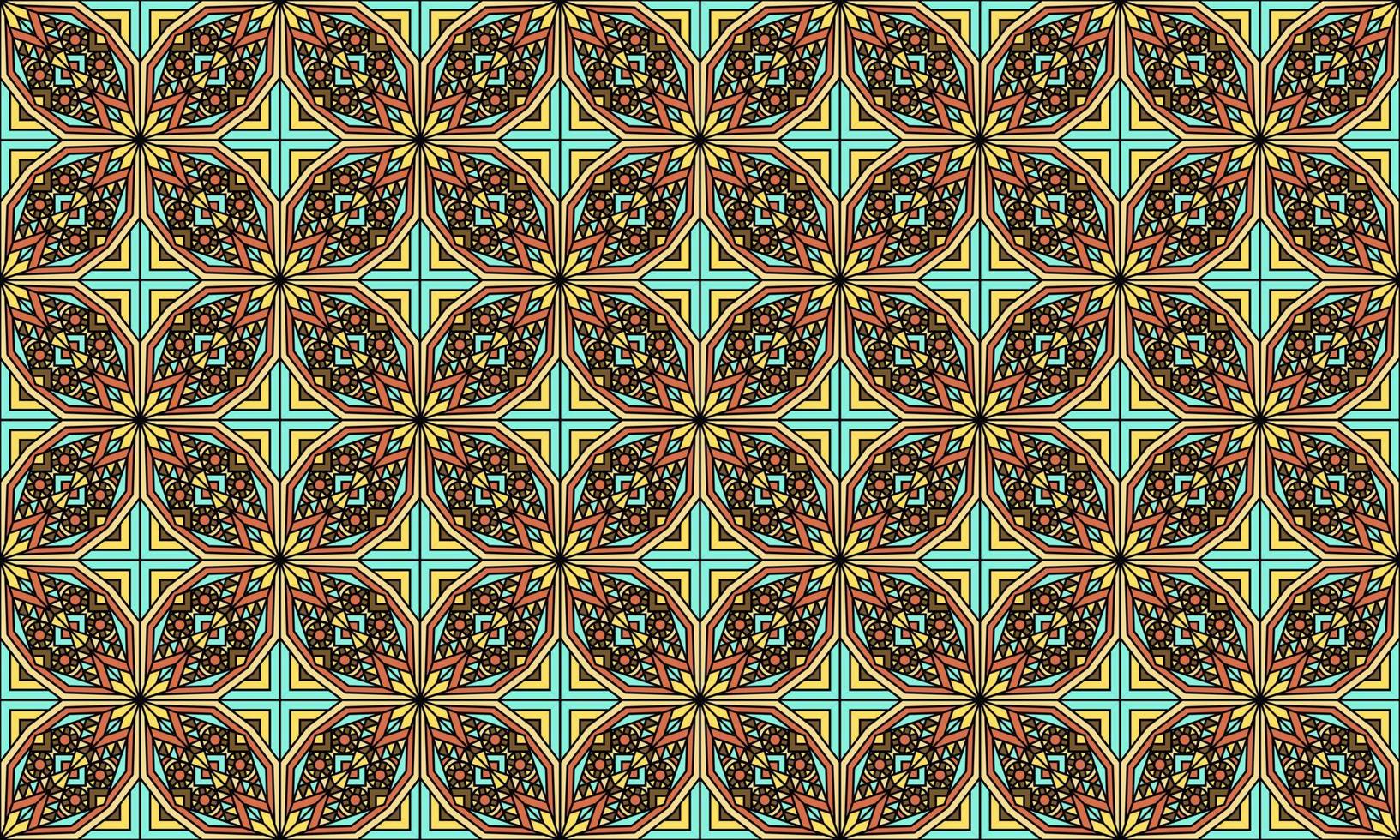 fondo de patrón étnico batik moderno elegante vector