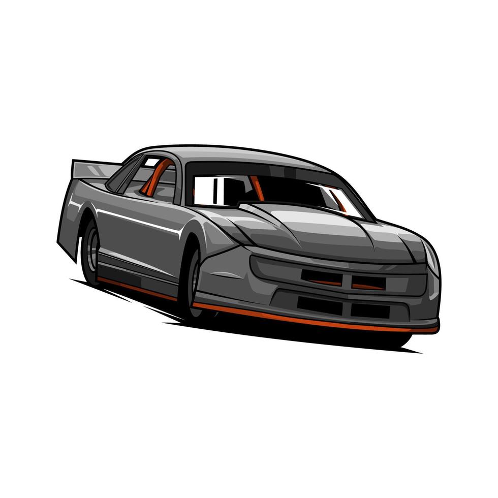 dirt racing car vector