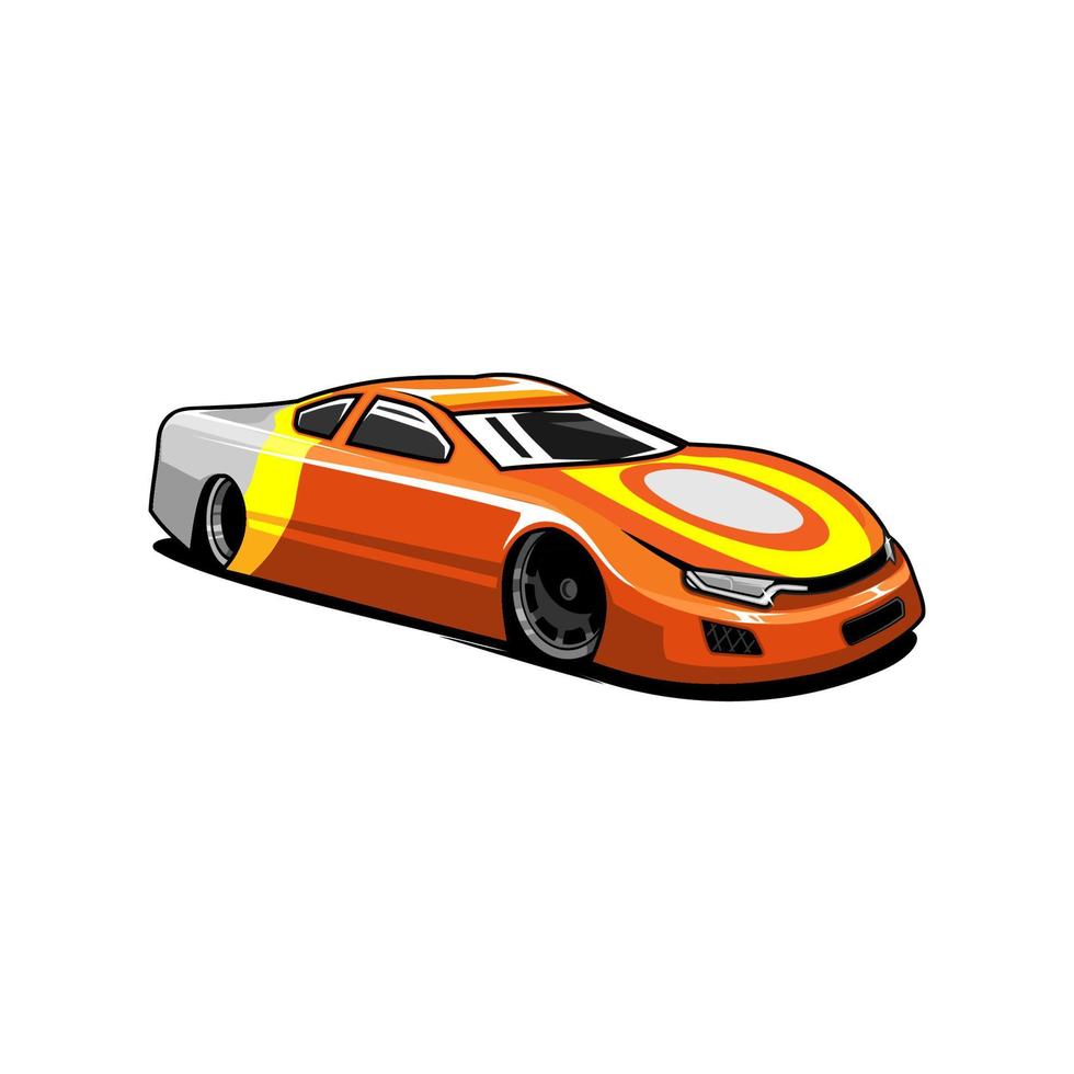 dirt racing car vector