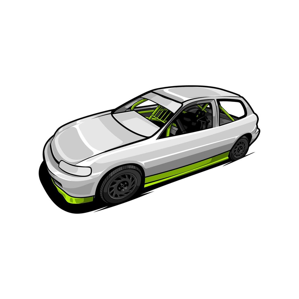 dirt car racing vector