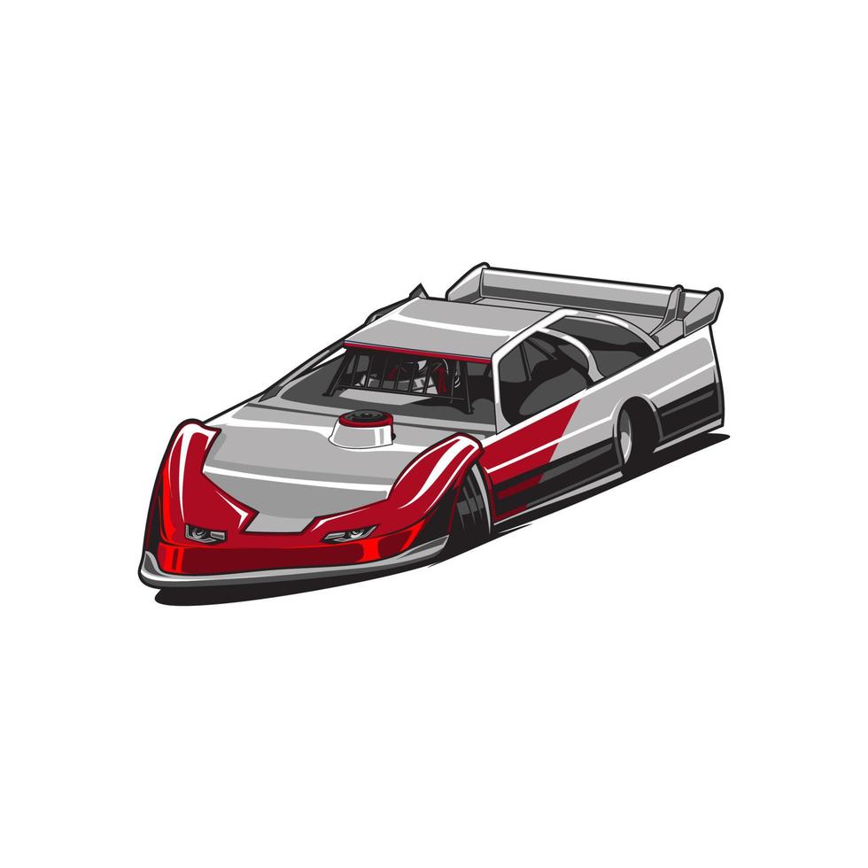 dirt racing car vector