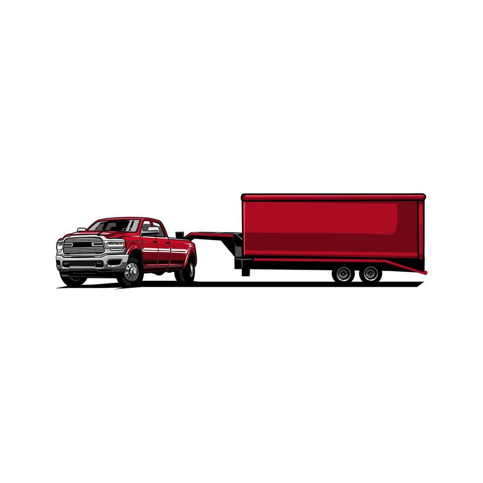 pickup car vector