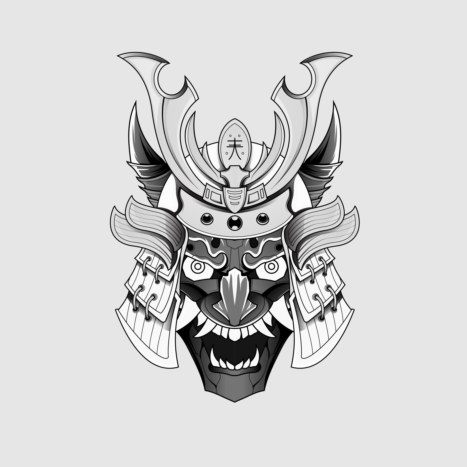 Alan Jones South Side Tattoo  Japanese inspired Samurai mask  I never  tire of this style  Facebook