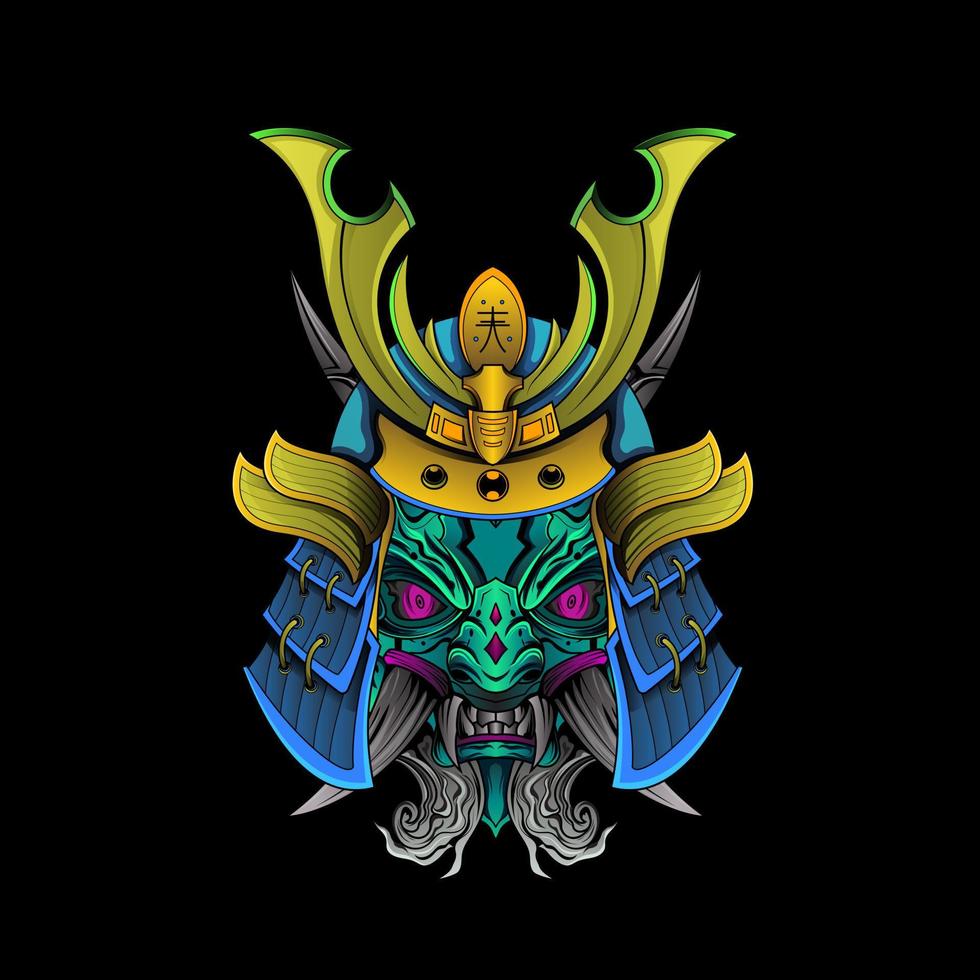 Devil Warrior Samurai 3-05 vector