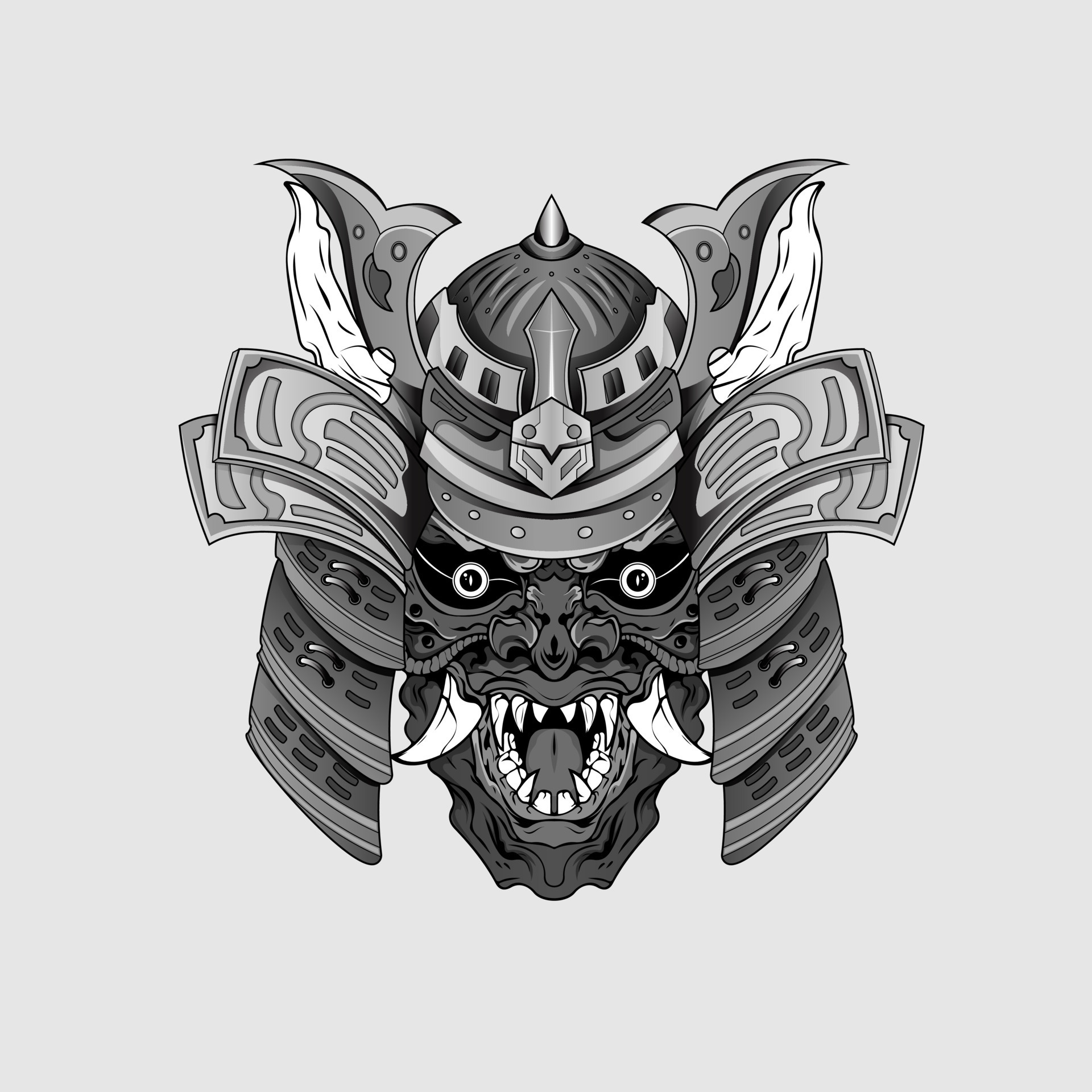 Black tattoos Samurai mask Oni Devil Japanese Traditional warrior helmet illustration. Military and history concept for symbols and emblems templates Suitable for tattoos 13703057 Vector Art at Vecteezy Black tattoos Samurai mask Oni Devil Japanese Traditional warrior helmet illustration. Military and history concept for symbols and emblems templates Suitable for tattoos 13703057 Vector Art at Vecteezy