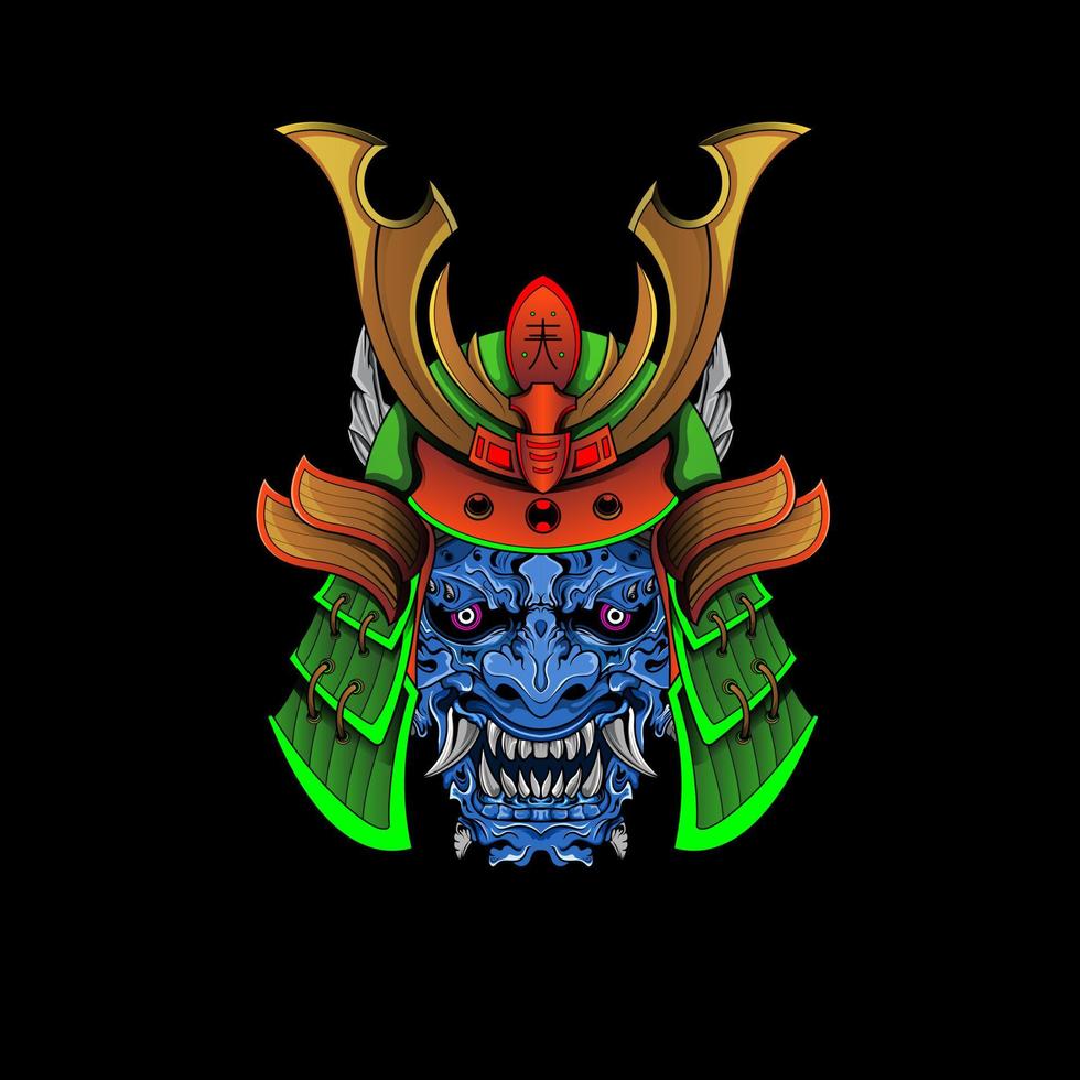 Devil Warrior Samurai 4-08 vector