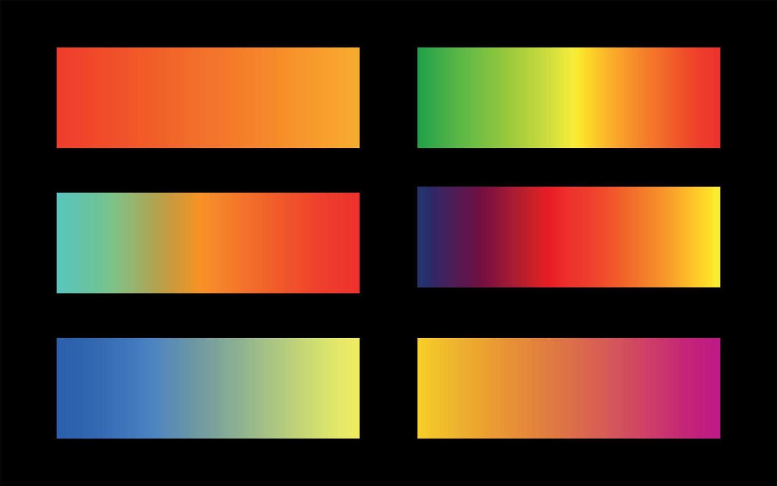 conjunto enorme de fondo de degradados de colores brillantes suaves vector