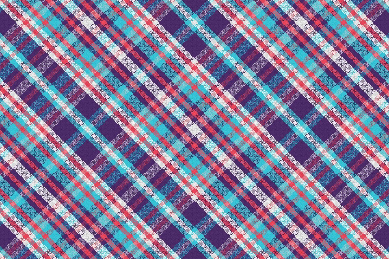 Tartan or plaid retro color pattern. vector