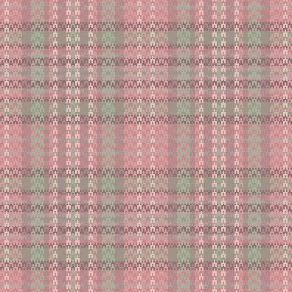 Tartan or plaid retro color pattern. vector