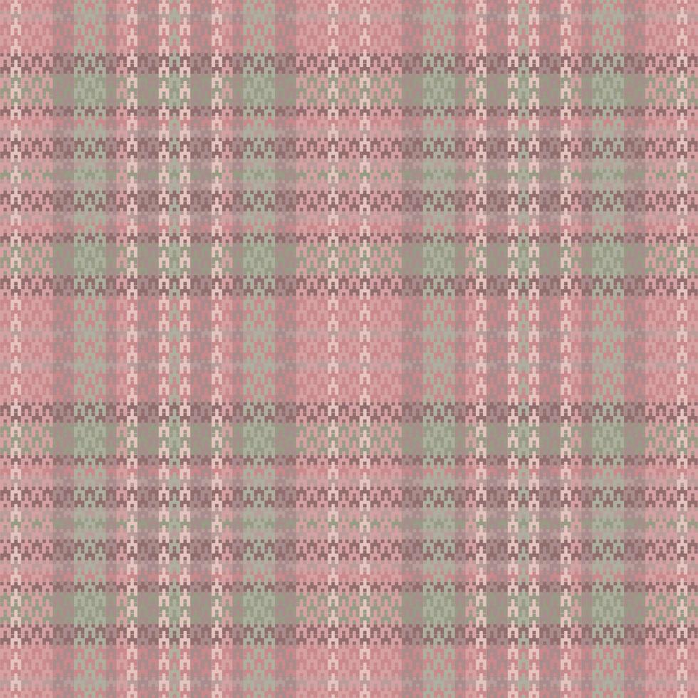 Tartan or plaid retro color pattern. vector