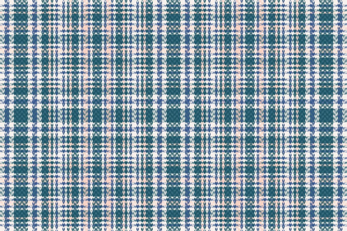 Tartan or plaid retro color pattern. vector