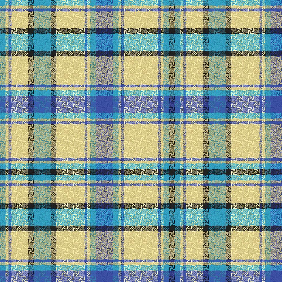Tartan or plaid retro color pattern. vector