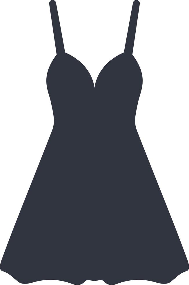 Sun dress, illustration, vector, on a white background. vector
