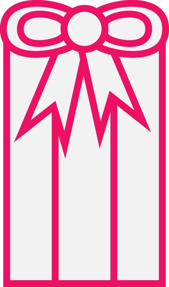 Party box, illustration, vector on a white background.