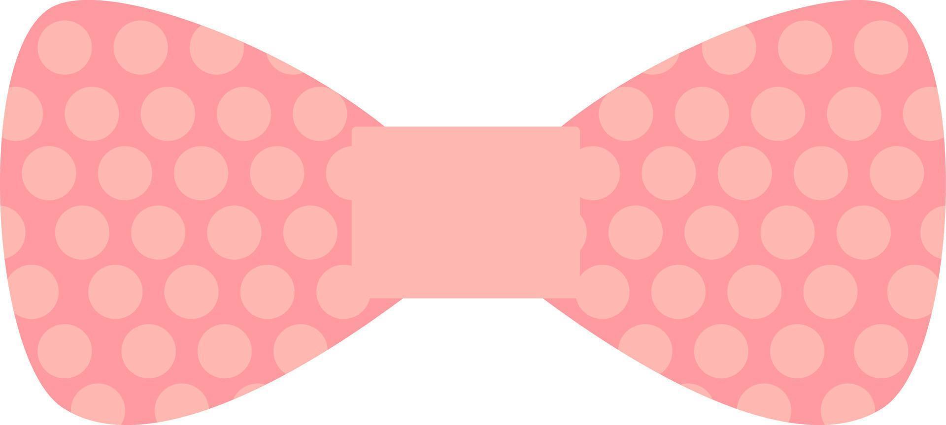 Pink bow tie, illustration, vector, on a white background. 13704951