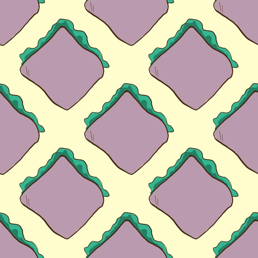 Sandwiches pattern, illustration, vector on white background