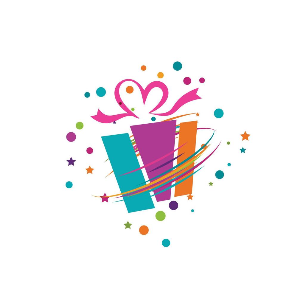 Gift Box Icon Vector