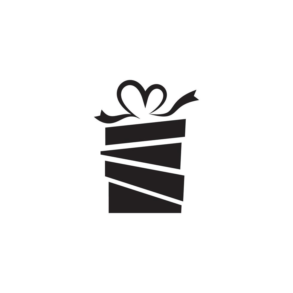 vector de icono de caja de regalo