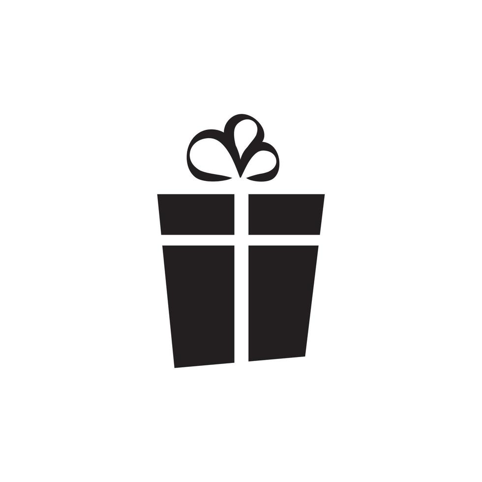 vector de icono de caja de regalo