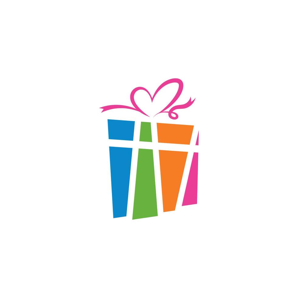 vector de icono de caja de regalo