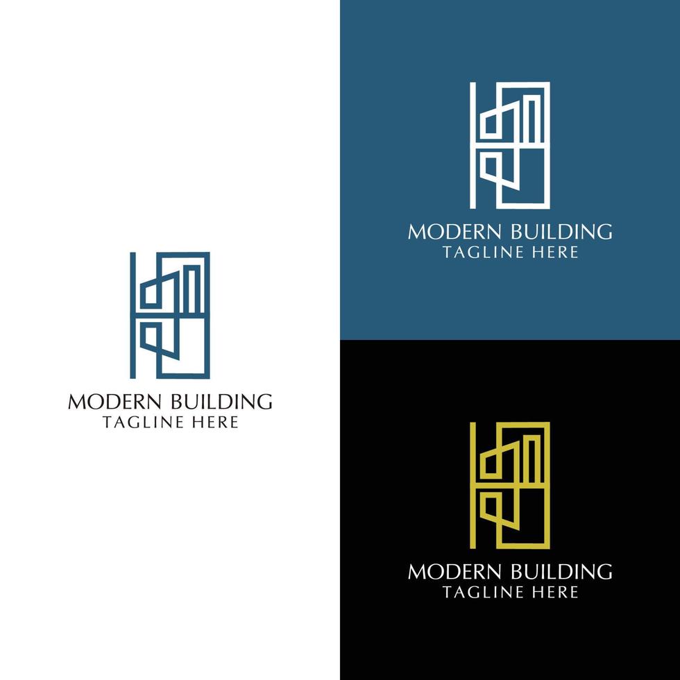 building logo design icon template vector