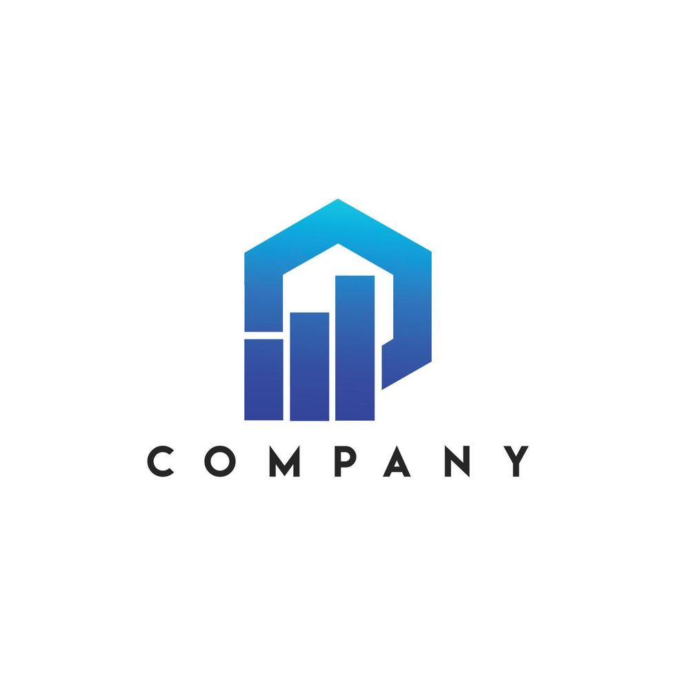 Pro Gain Logo, P letter logo vector