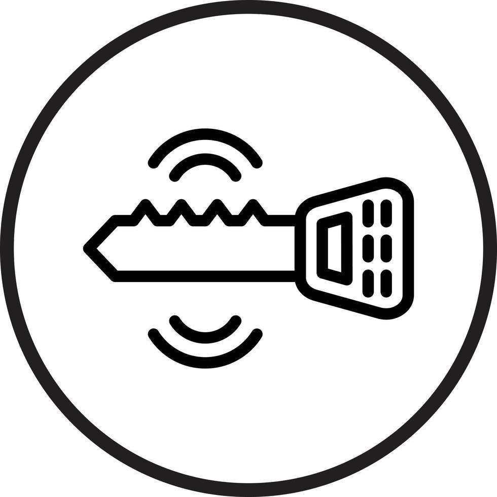 Smart Key Icon Style vector