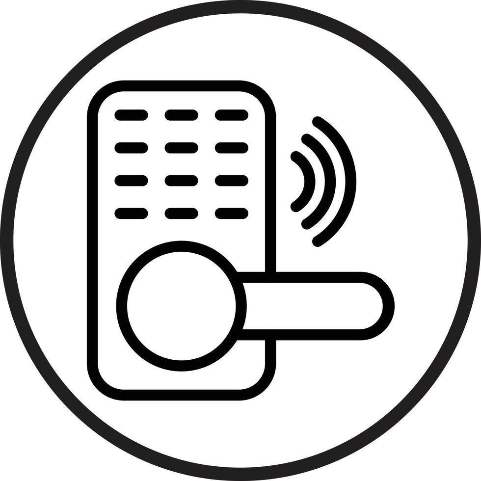 Smart Lock Icon Style vector