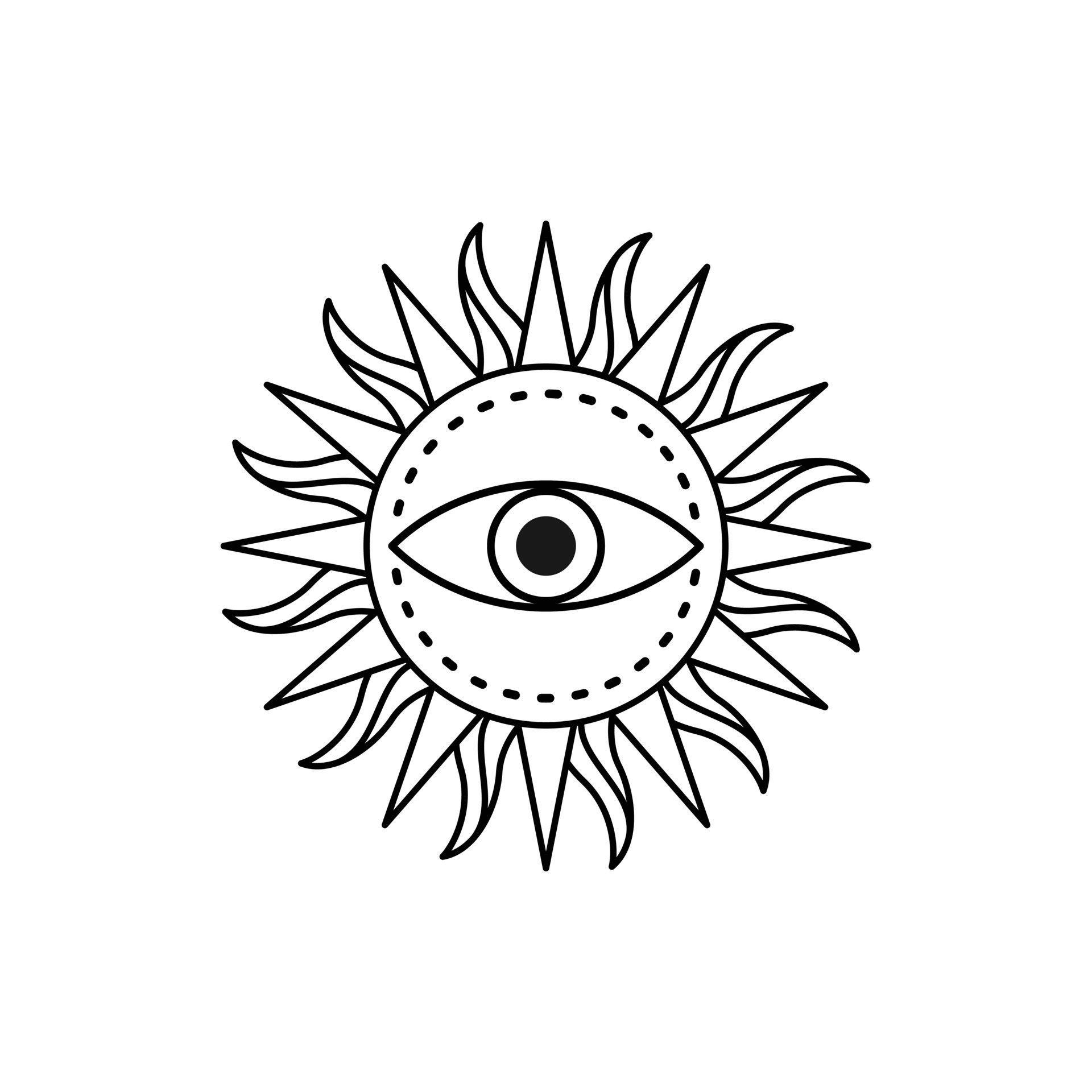 Buy Evil Eye Temporary Tattoo Eye Temporary Tattoo Sun Evil Eye Online in  India  Etsy