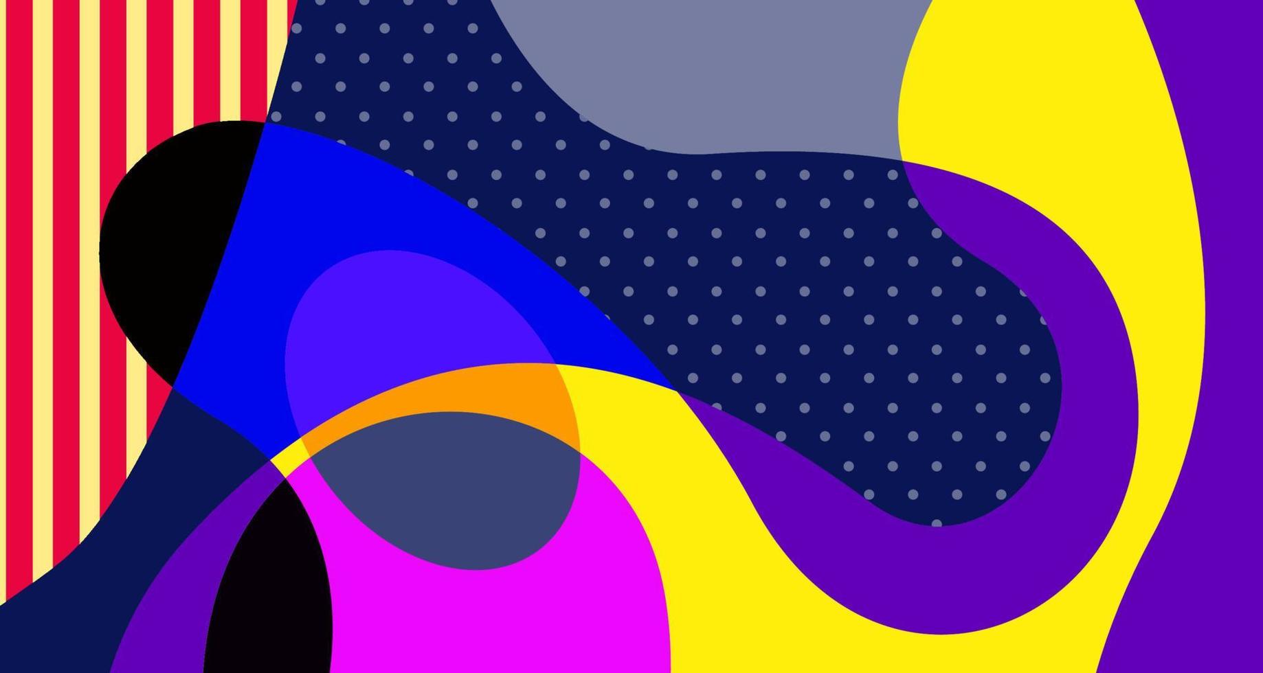 Vector colorful abstract liquid and fluid background for social media banner