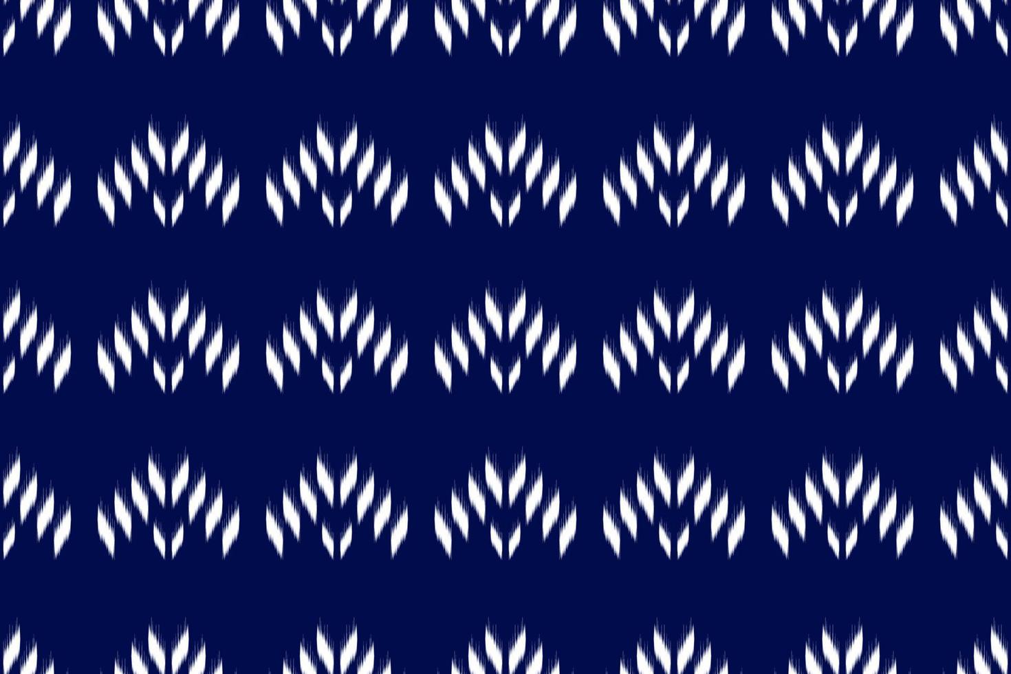 Fabric ethnic ikat pattern art. Geometric ethnic ikat seamless pattern in tribal. Mexican style. vector