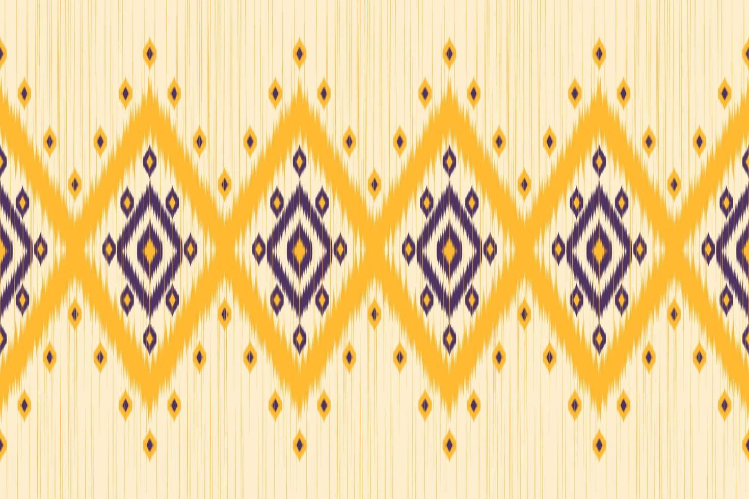 Abstract ethnic ikat art. Seamless pattern in tribal. Aztec geometric ornament print. vector