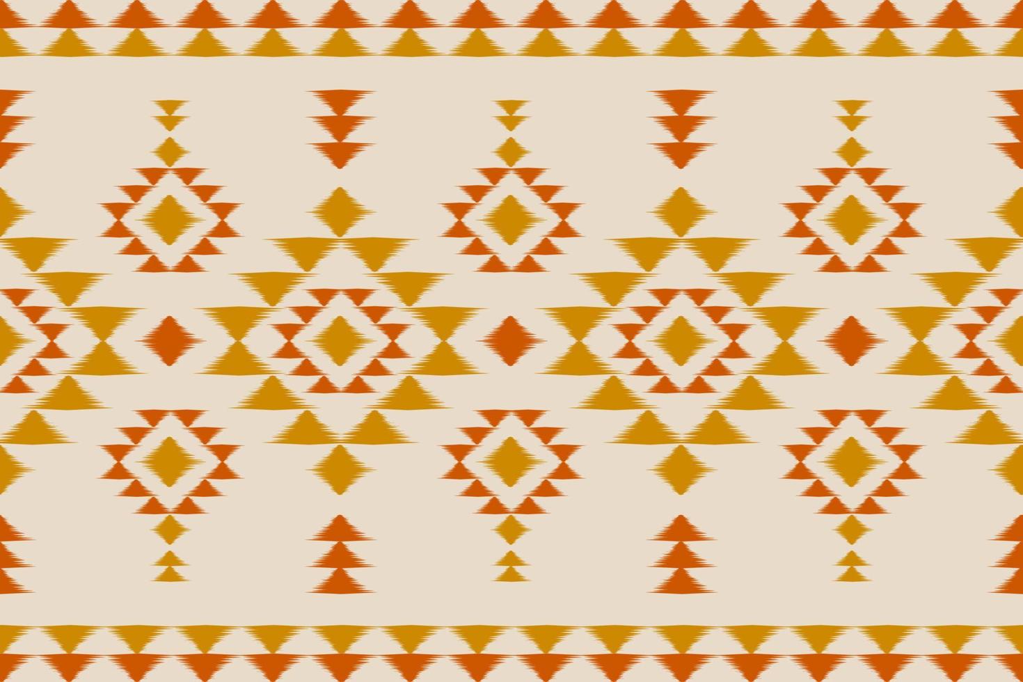 Carpet ethnic ikat pattern art. Geometric ethnic ikat seamless pattern in tribal. Mexican style. vector