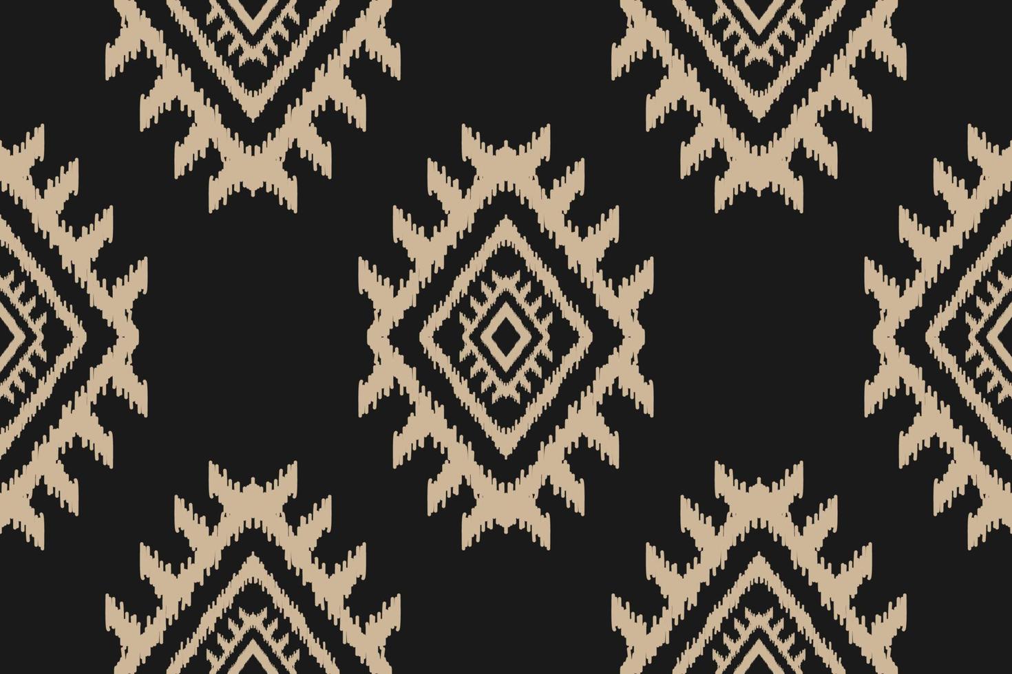 Abstract ethnic ikat art. Seamless pattern in tribal. Aztec geometric ornament print. vector
