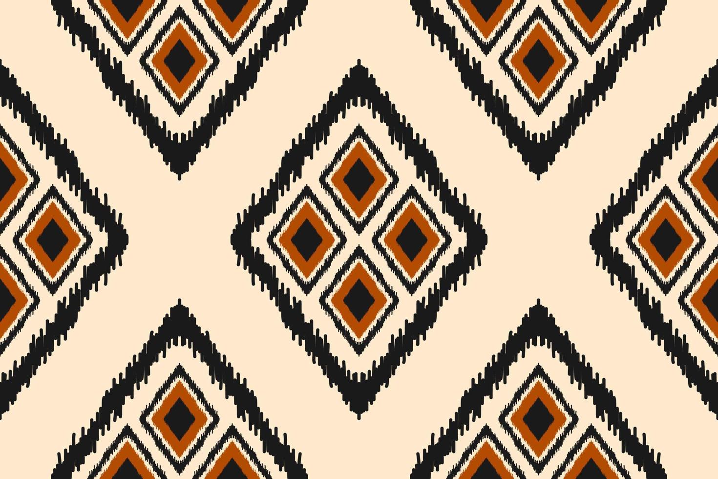 tejido étnico estilo azteca. patrón étnico ikat sin costuras en tribal. vector