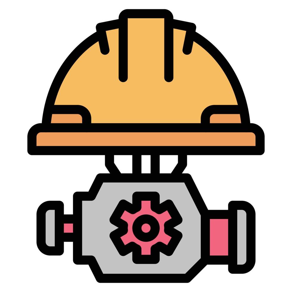engineering icon line vector illustration . education . technology