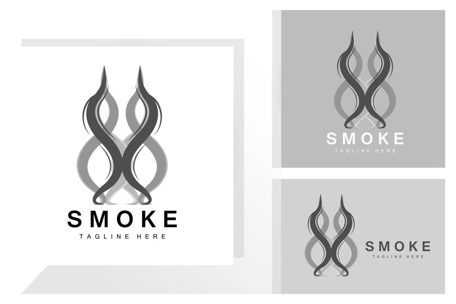 Steam Steam Logo Vector Hot Evaporating Aroma. Smell Line Illustration, Cooking Steam Icon, Steam Train, Baking, Smoking